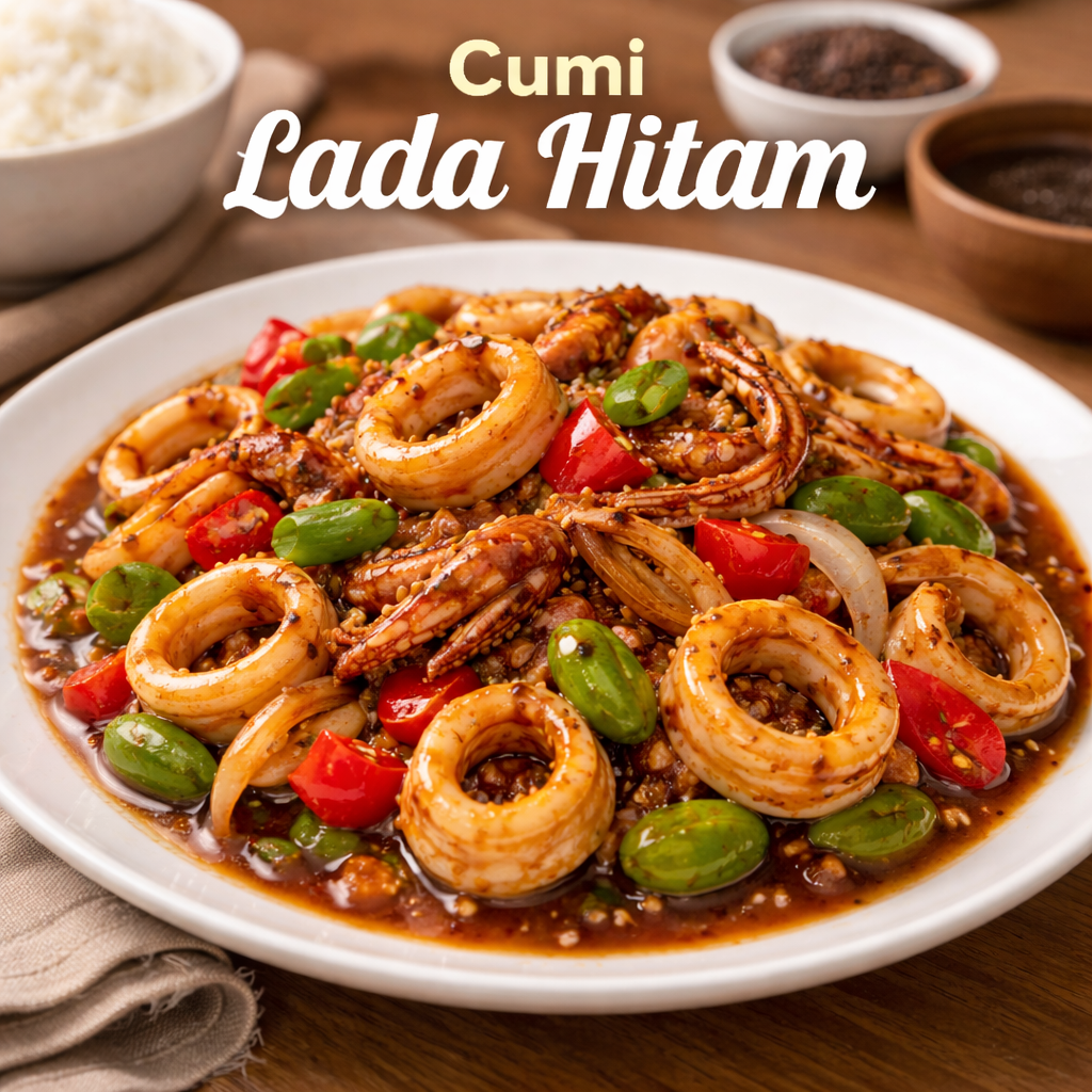 Cumi lada hitam Mang Engking